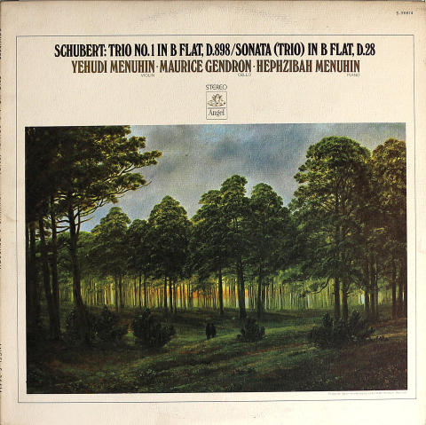 Yehudi Menuhin / Maurice Gendron / Hephzibah Menuhin Vinyl 12"