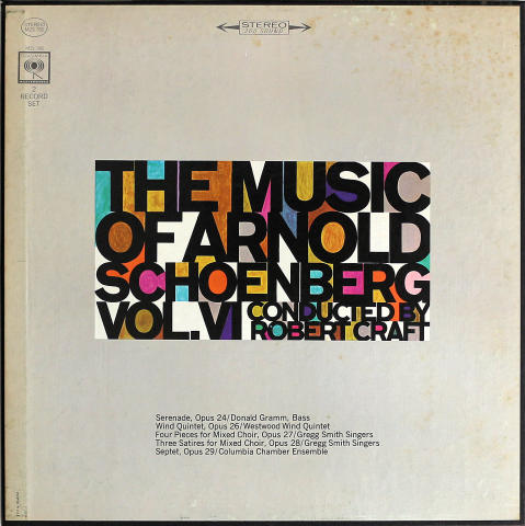 Arnold Schoenberg Vinyl 12"