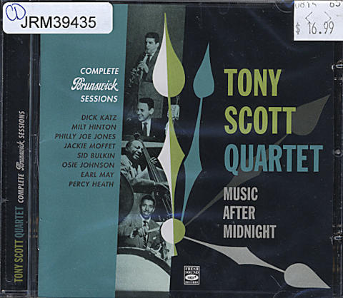 Tony Scott Quartet CD