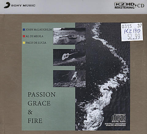 John McLaughlin / Al Di Meola / Paco De Lucia CD
