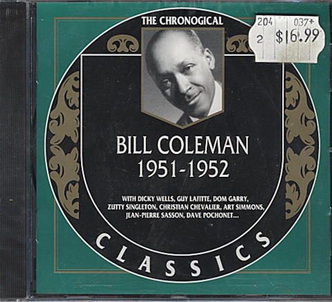 Bill Coleman CD