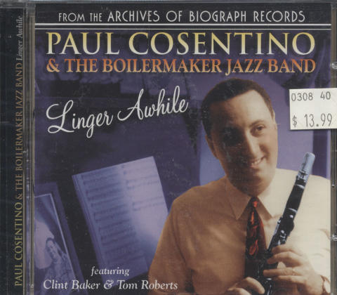 Paul Cosentino & The Boilermaker Jazz Band CD