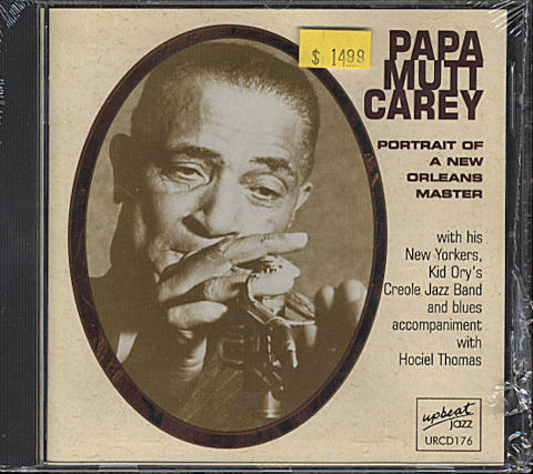 Papa Mutt Carey & His New Yorkers CD