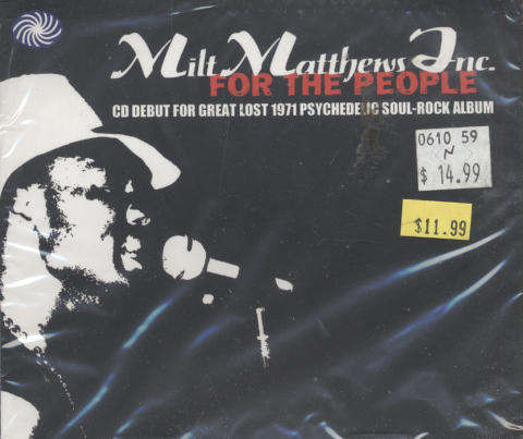 Milt Matthews Inc. CD
