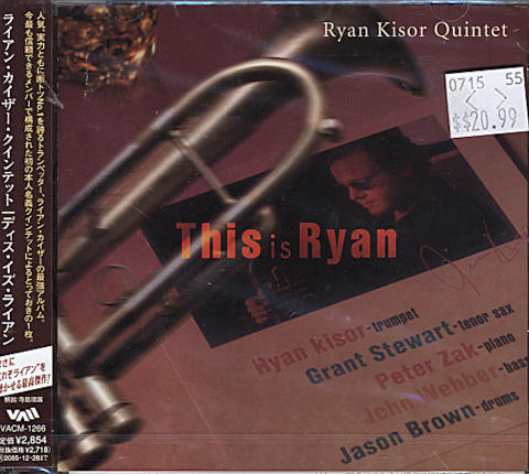 Ryan Kisor Quintet CD