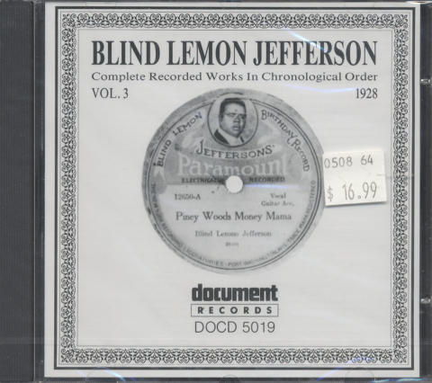 Blind Lemon Jefferson CD