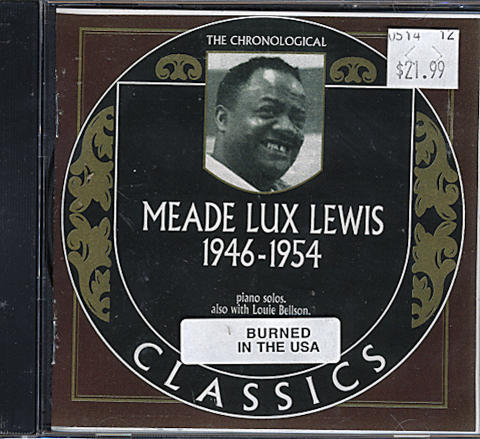 Meade "Lux" Lewis CD