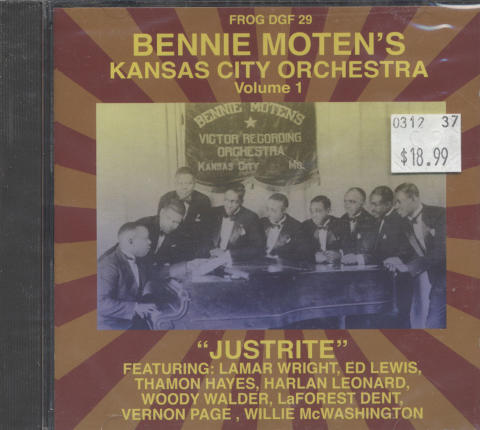 Bennie Moten's Kansas City Orchestra CD