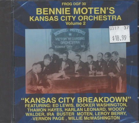 Bennie Moten's Kansas City Orchestra CD