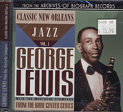 George Lewis & The Mustache Stompers CD