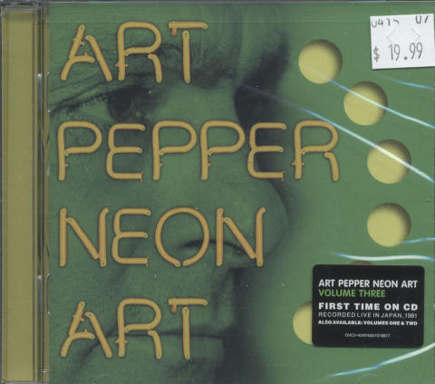 Art Pepper CD