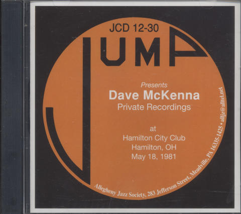 Dave McKenna CD