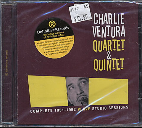 Charlie Ventura Quartet & Quintet CD