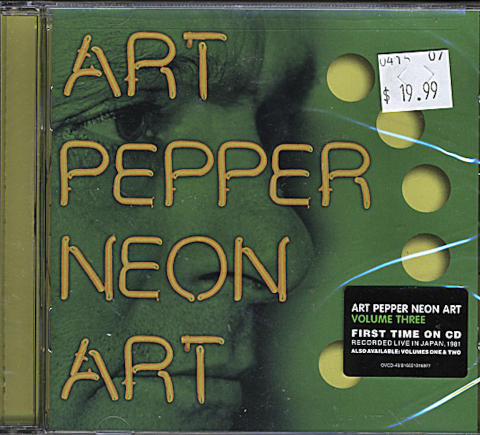 Art Pepper CD