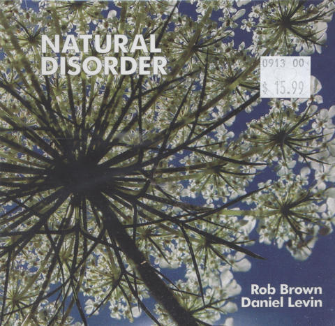 Rob Brown / Daniel Levin CD
