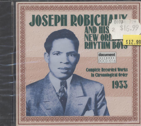 Joseph Robichaux and His New Orleans Rhythm Boys CD