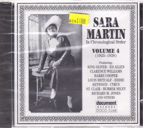 Sara Martin CD