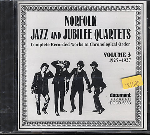 Norfolk Jazz And Jubilee Quartets CD