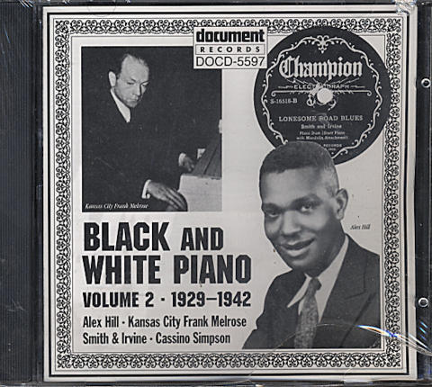 Black And White Piano CD