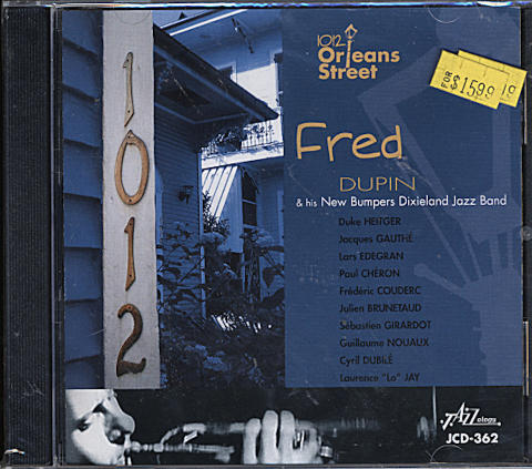 Fred Dupin And His New Bumpers Dixieland Jazz Band CD