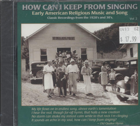 How Can I Keep From Singing CD