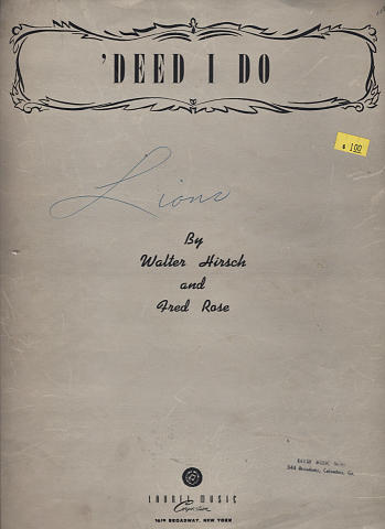 Deed I Do