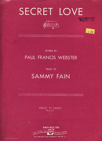 Secret Love "Calamity Jane"