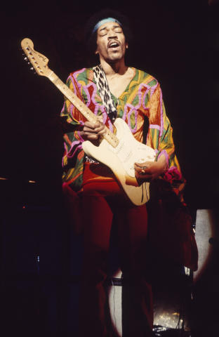 Jimi Hendrix Fine Art Print
