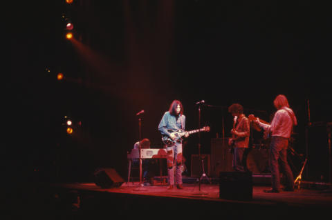 Crosby, Stills, Nash & Young Fine Art Print