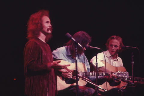 Crosby, Stills, Nash & Young Fine Art Print
