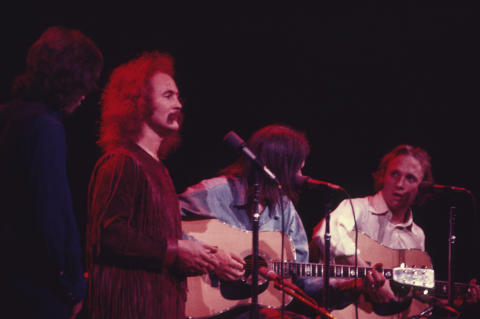 Crosby, Stills, Nash & Young Fine Art Print