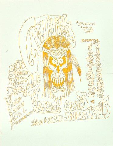 Grateful Dead Handbill
