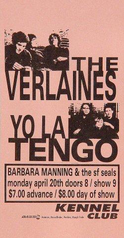 The Verlaines Handbill