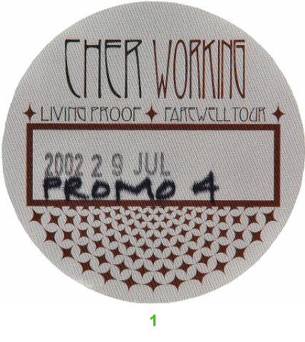 Cher Backstage Pass
