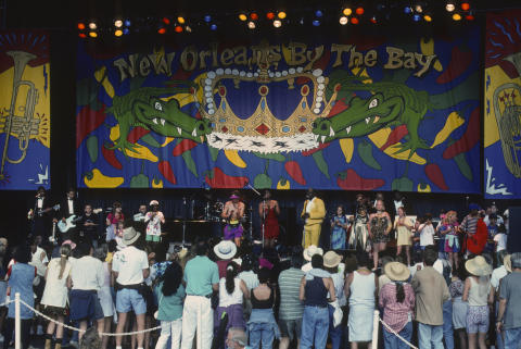 New Orleans by the Bay Music Festival Fine Art Print