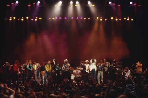 Earthquake Relief Concert Fine Art Print