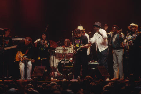 Earthquake Relief Concert Fine Art Print