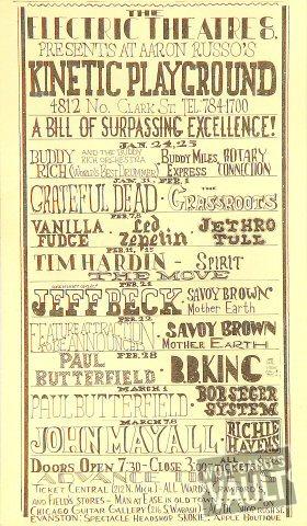 Buddy Rich & His Orchestra Handbill