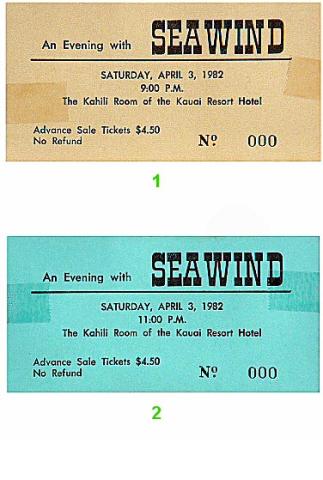 Seawind Vintage Ticket