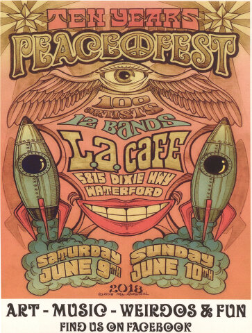 Ten Years Peace Fest Handbill