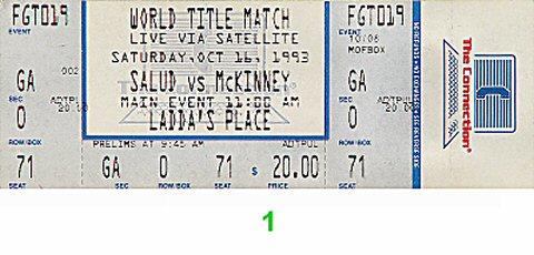 Jesus Salud Vintage Ticket