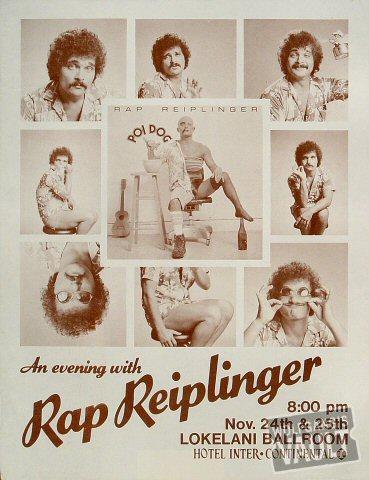 Rap Reiplinger Handbill