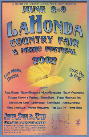 LaHonda County Fair & Music Festival Poster