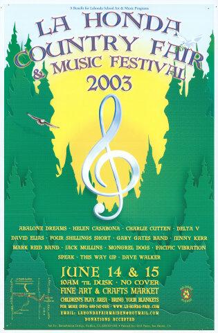 LaHonda County Fair & Music Festival Poster