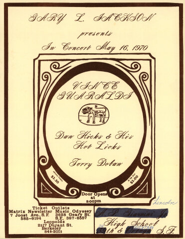 Vance Guaraldi Poster