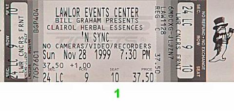 *NSYNC Vintage Ticket