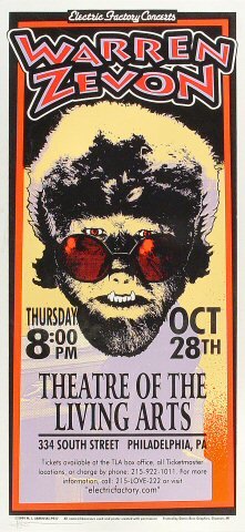 Warren Zevon Silkscreen