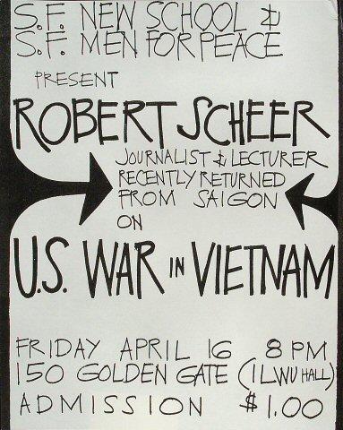 Robert Scheer Handbill