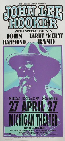 John Lee Hooker Silkscreen