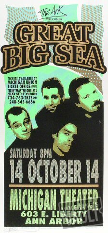 Great Big Sea Silkscreen